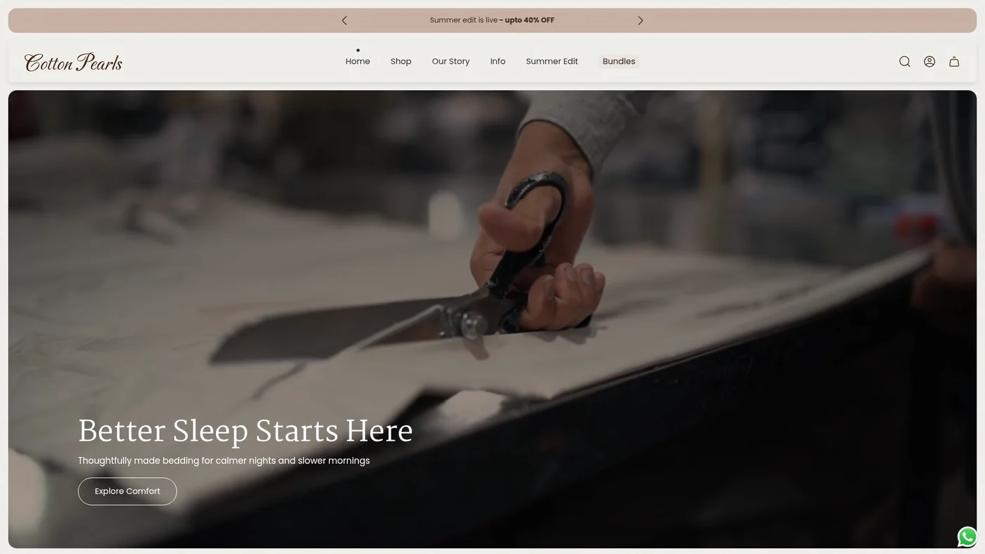 Cotton Pearls — Website & Digital Marketing, view 3