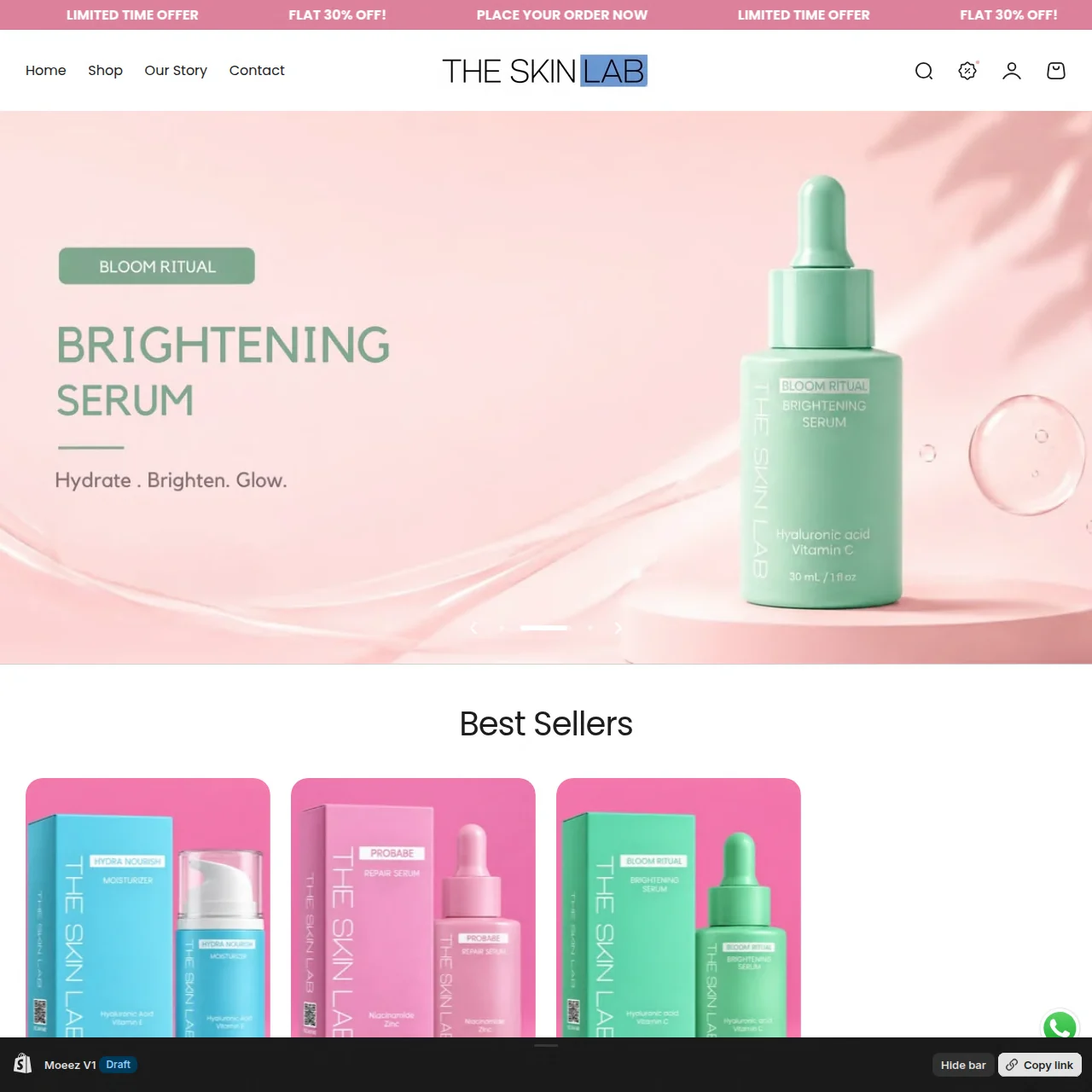 The Skin Lab — Website & Digital Marketing, view 3